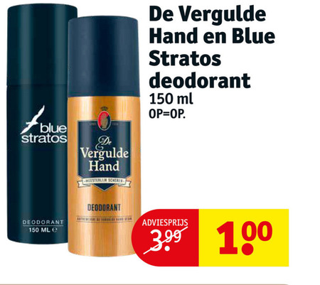 Blue Stratos   deodorant folder aanbieding bij  Kruidvat - details