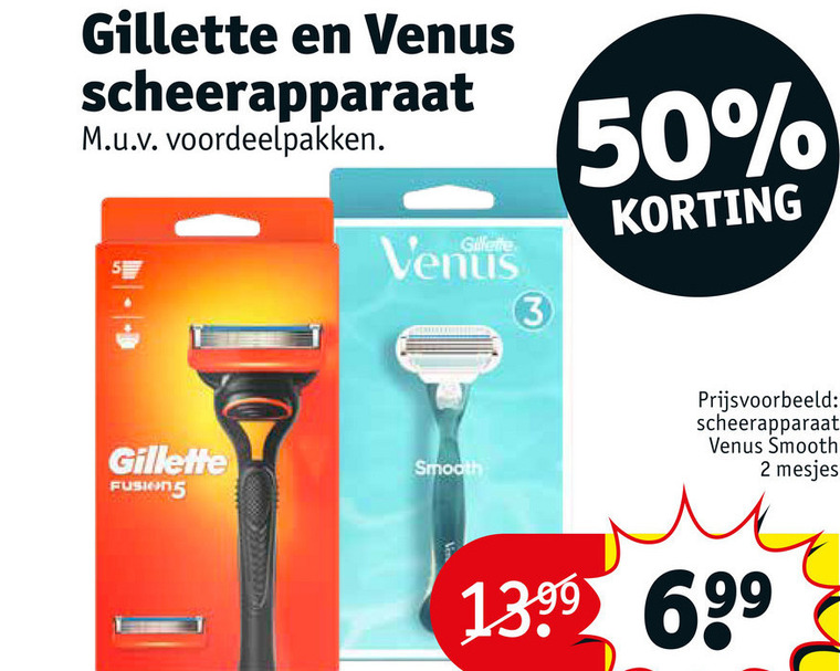 Gillette   dames handscheerapparaat, heren handscheerapparaat folder aanbieding bij  Kruidvat - details