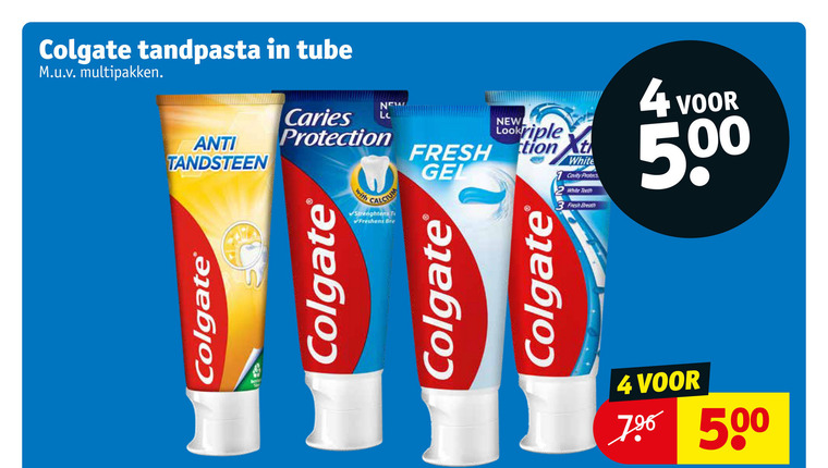 Colgate   tandpasta folder aanbieding bij  Kruidvat - details