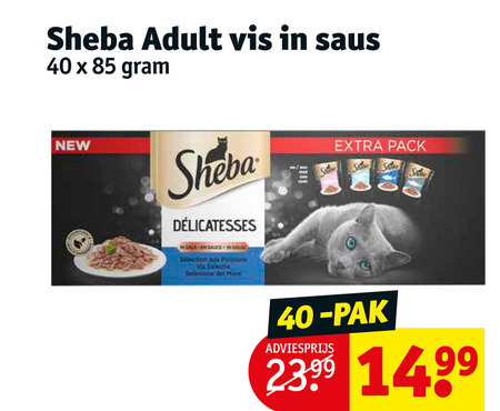 Sheba   kattenvoer folder aanbieding bij  Kruidvat - details