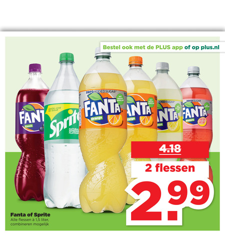 Sprite   frisdrank folder aanbieding bij  Plus - details