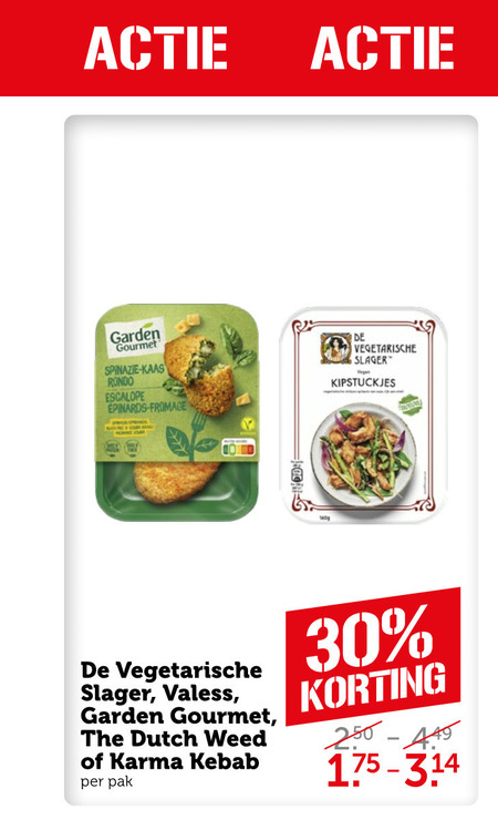 Karma Kebab   vegetarisch folder aanbieding bij  Coop - details