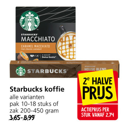 Starbucks   koffiecups, koffie folder aanbieding bij  Jan Linders - details