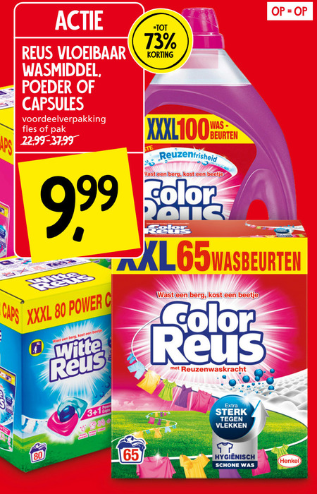 Persil   wasmiddel folder aanbieding bij  Jan Linders - details