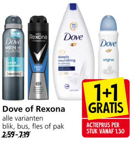 Rexona   deodorant folder aanbieding bij  Jan Linders - details