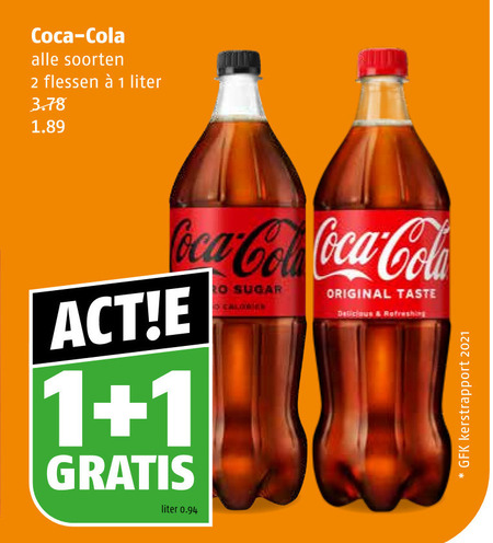 Coca-Cola   cola folder aanbieding bij  Poiesz - details