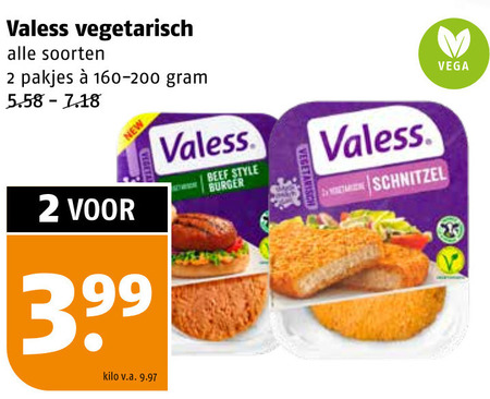 Valess   vegetarisch folder aanbieding bij  Poiesz - details