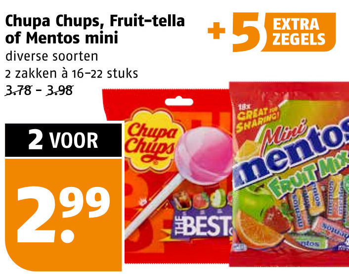 Chupa Chups   snoep, lollie folder aanbieding bij  Poiesz - details