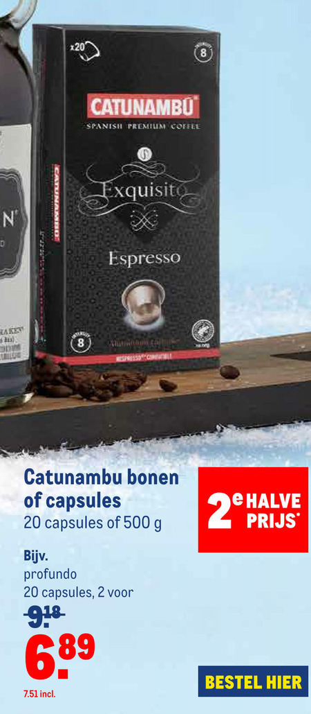 Catunambu   koffiebonen, koffiecups folder aanbieding bij  Makro - details