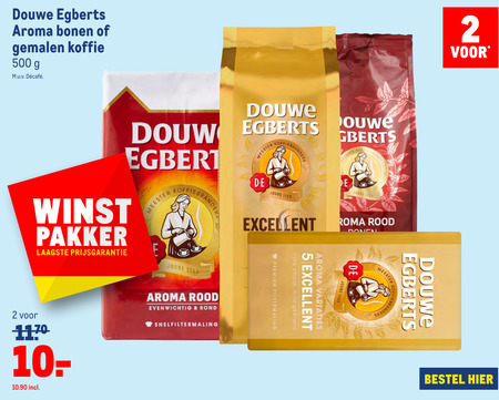 Douwe Egberts   koffiebonen, koffie folder aanbieding bij  Makro - details