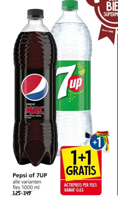 7-Up   frisdrank, cola folder aanbieding bij  Jan Linders - details