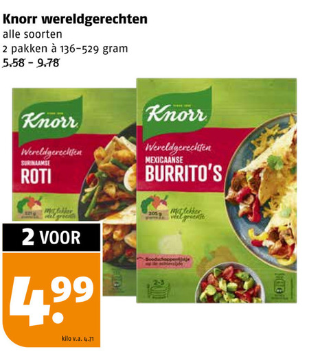 Knorr   maaltijdmix folder aanbieding bij  Poiesz - details