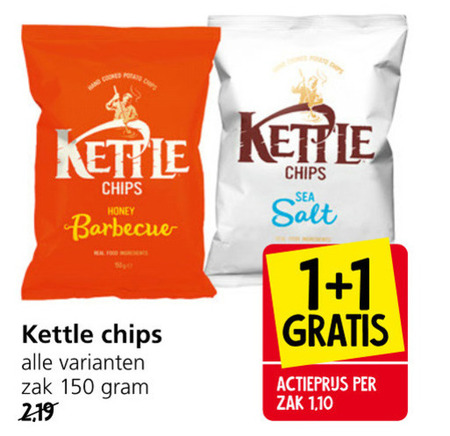 Kettle   chips folder aanbieding bij  Jan Linders - details