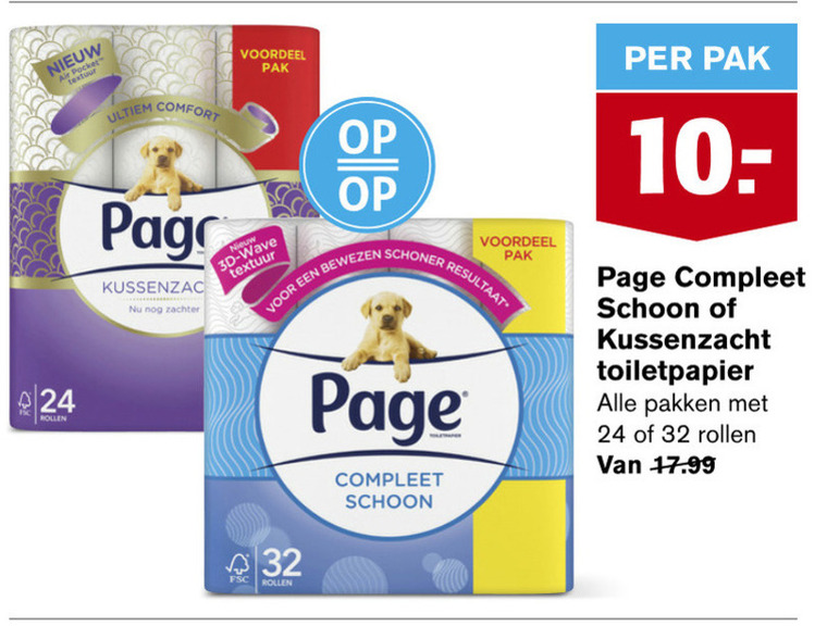 Page   toiletpapier folder aanbieding bij  Hoogvliet - details