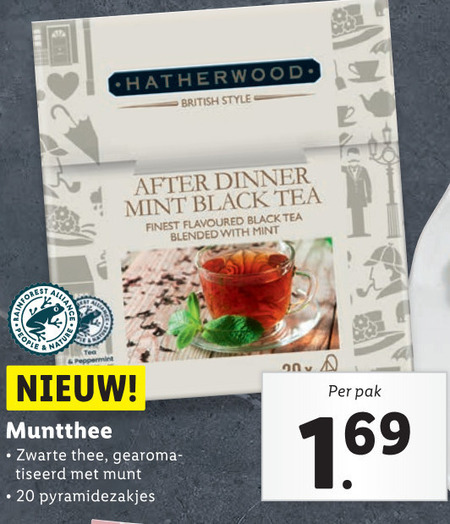 Hatherwood   thee folder aanbieding bij  Lidl - details