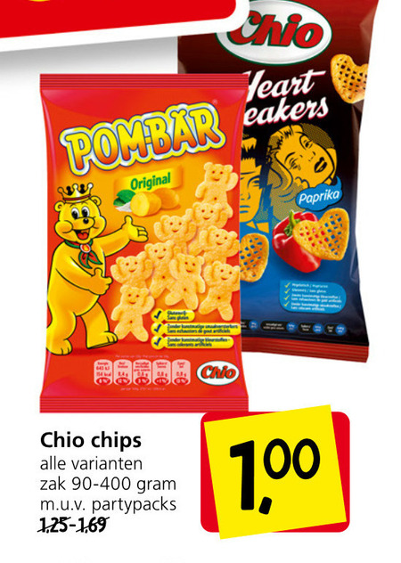 Chio   chips, zoutje folder aanbieding bij  Jan Linders - details