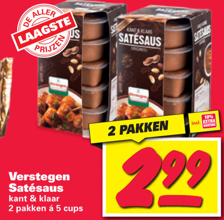 Verstegen   satesaus folder aanbieding bij  Nettorama - details