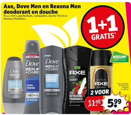 Dove   deodorant, douchegel folder aanbieding bij  Kruidvat - details