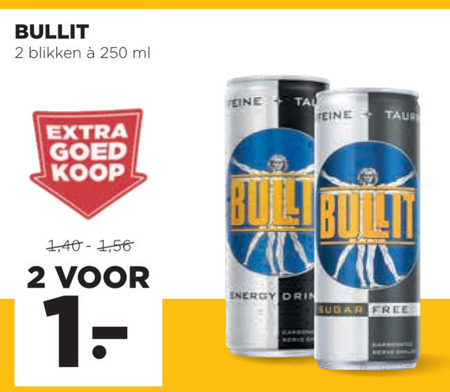 Bullit   energiedrank folder aanbieding bij  Jumbo - details