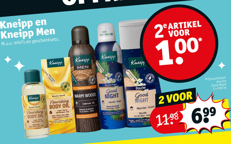 Kneipp   bodylotion, douchegel folder aanbieding bij  Kruidvat - details