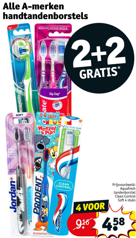 Alle merken   tandenborstel folder aanbieding bij  Kruidvat - details