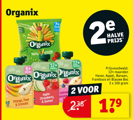 Organix Goodies   babyvoeding folder aanbieding bij  Kruidvat - details