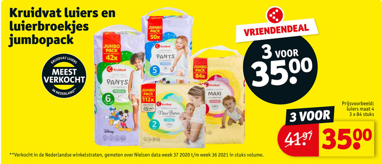 Kruidvat Huismerk   luiers, luierbroekjes folder aanbieding bij  Kruidvat - details