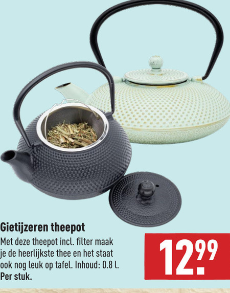 comfort passen Ochtend gymnastiek theepot folder aanbieding bij Aldi - details