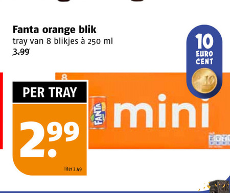 Fanta   frisdrank folder aanbieding bij  Poiesz - details