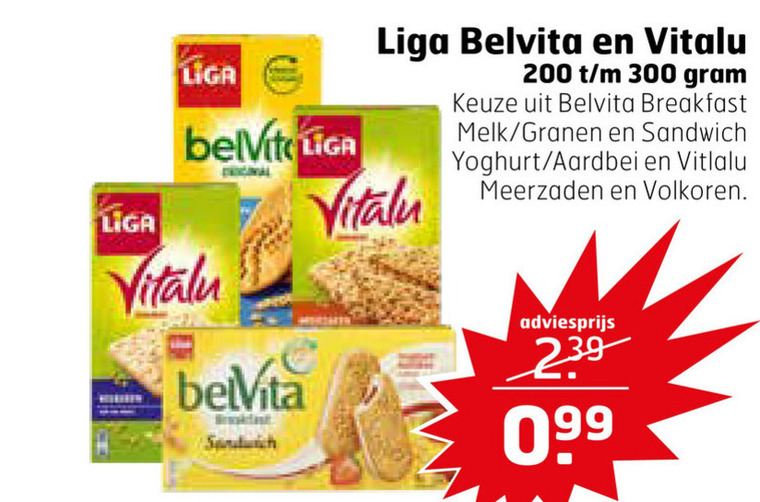 Liga   crackers folder aanbieding bij  Trekpleister - details