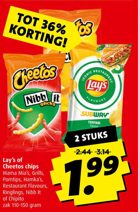 Lays   chips, zoutje folder aanbieding bij  Boni - details