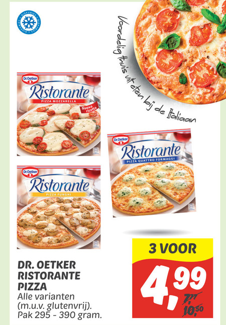 Dr Oetker   diepvriespizza folder aanbieding bij  Dekamarkt - details