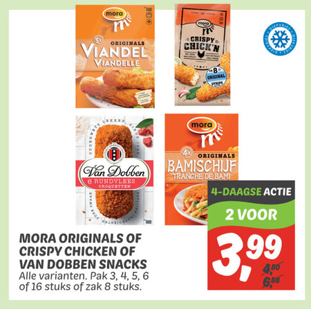 Mora   snack folder aanbieding bij  Dekamarkt - details