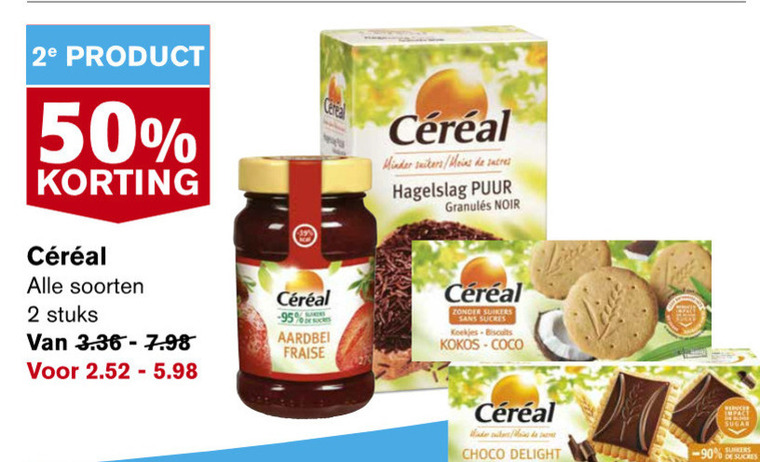 Cereal   jam, glutenvrijassortiment folder aanbieding bij  Hoogvliet - details