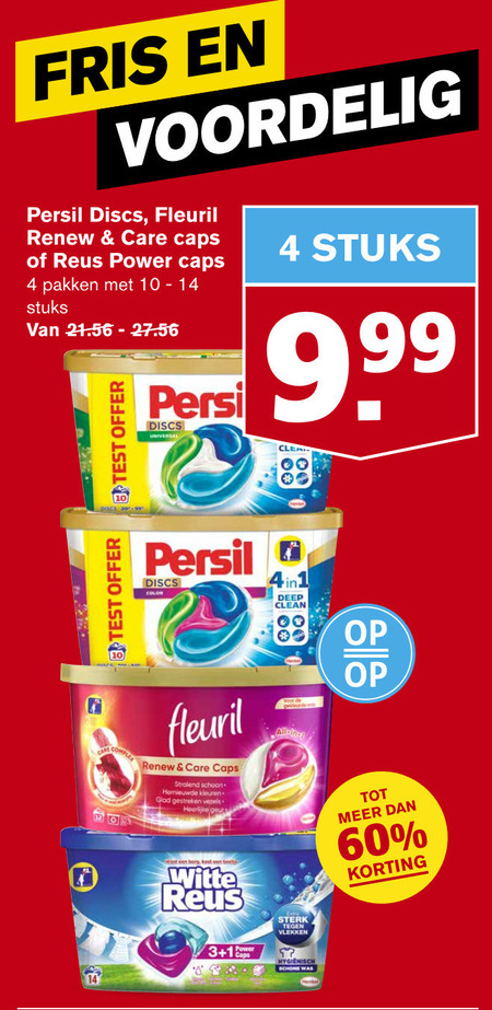 Persil   wasmiddel folder aanbieding bij  Hoogvliet - details