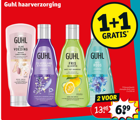 Guhl   conditioner, shampoo folder aanbieding bij  Kruidvat - details