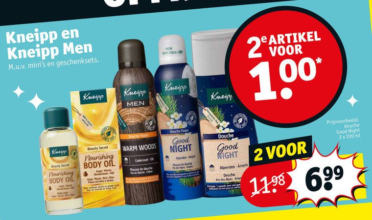 Kneipp   douchegel, bodylotion folder aanbieding bij  Kruidvat - details