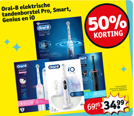 Braun Oral-B   electrische tandenborstel folder aanbieding bij  Kruidvat - details