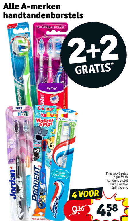 Alle merken   tandenborstel folder aanbieding bij  Kruidvat - details