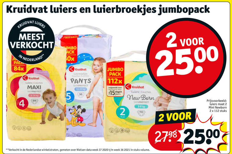 Kruidvat Huismerk   luiers, luierbroekjes folder aanbieding bij  Kruidvat - details