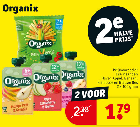 Organix Goodies   babyvoeding folder aanbieding bij  Kruidvat - details