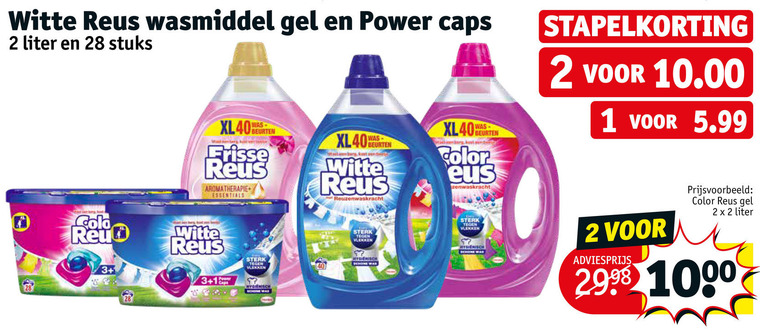 Witte Reus   wasmiddel folder aanbieding bij  Kruidvat - details