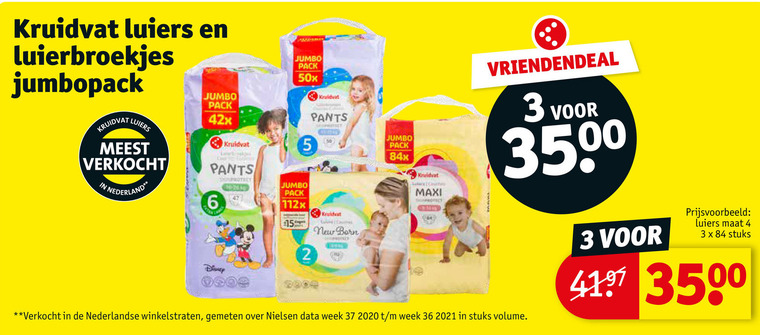 Kruidvat Huismerk   luiers, luierbroekjes folder aanbieding bij  Kruidvat - details