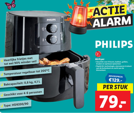 Philips   friteuse folder aanbieding bij  Lidl - details