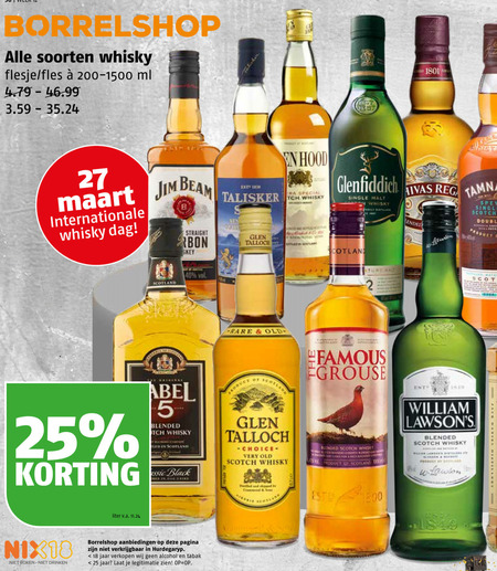 stem actrice redden Alle merken whisky folder aanbieding bij Poiesz - details