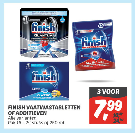 Finish   vaatwasmiddel folder aanbieding bij  Dekamarkt - details