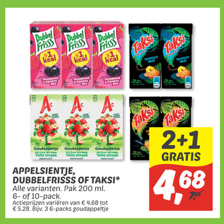 Appelsientje   fruitdrank folder aanbieding bij  Dekamarkt - details