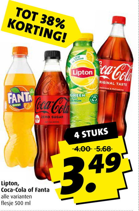 Lipton   ice tea, frisdrank folder aanbieding bij  Boni - details