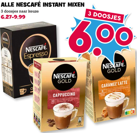 Nescafe   oploskoffie folder aanbieding bij  Boons Markt - details