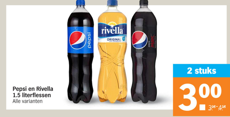 Rivella   cola, frisdrank folder aanbieding bij  Albert Heijn - details